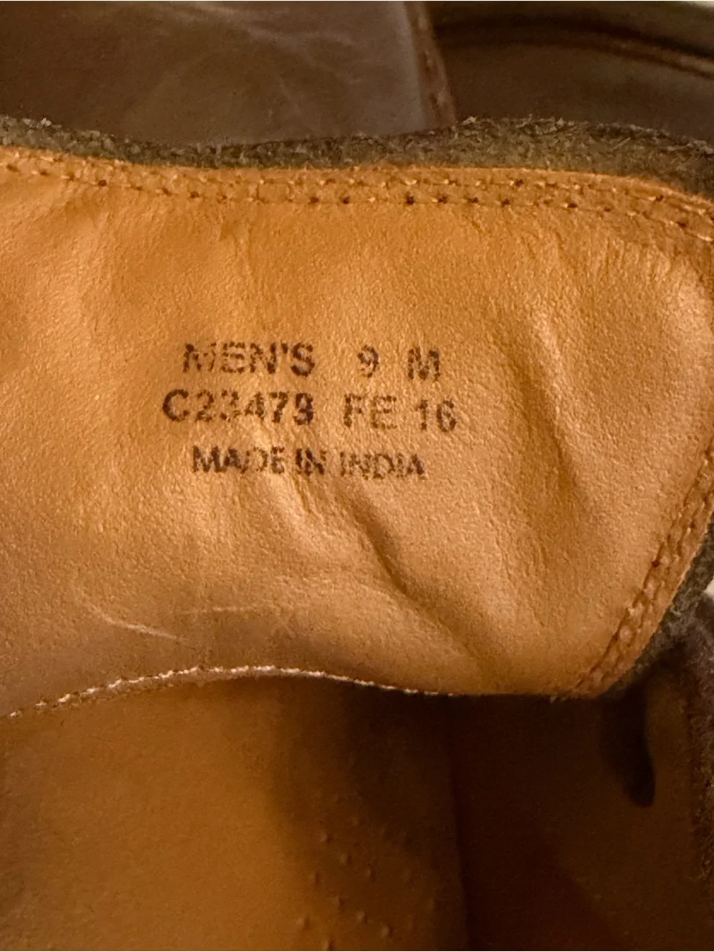 Cole Haan C28479 Men’s Brown Leather Chukka Boots Plain Toe Size 9M